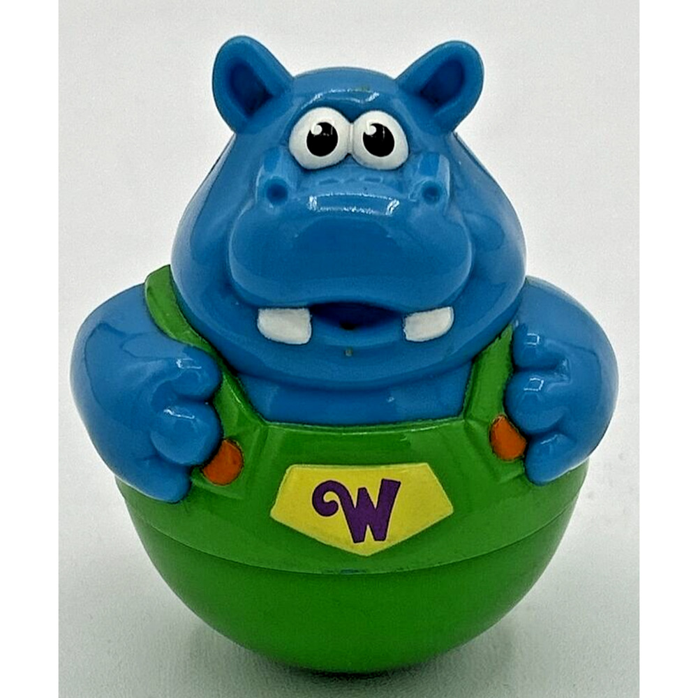 2003 Hasbro Playskool Weebles Blue Hippo Figurine Toy SKU U219